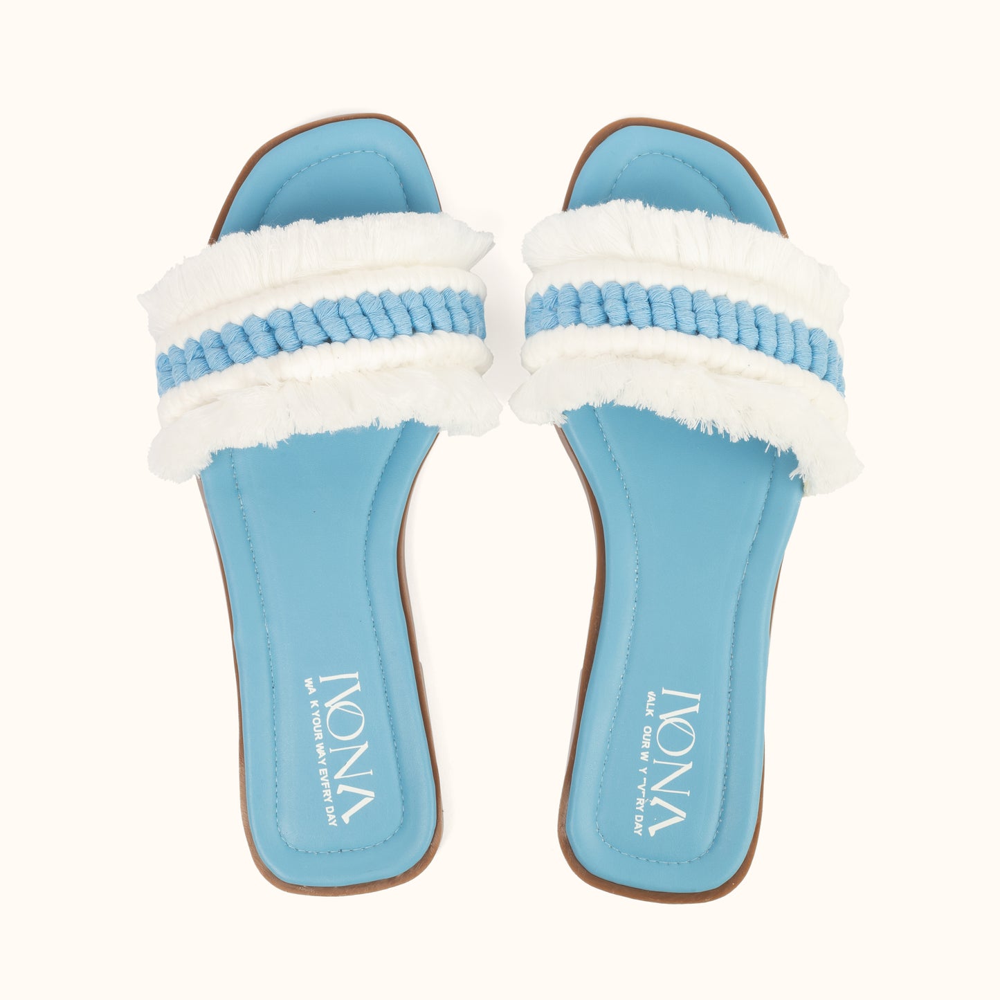 FLROIA SLIPPER IN BLUE