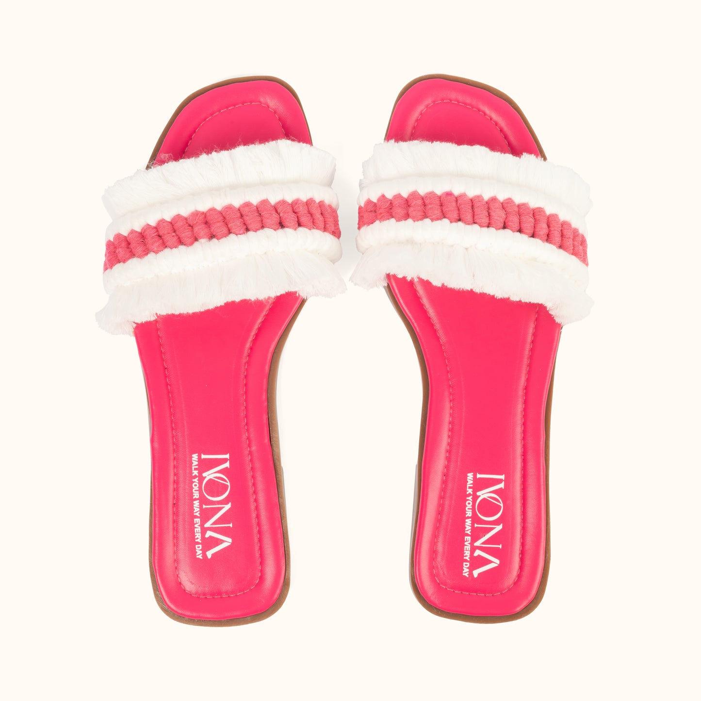 FLROIA SLIPPER IN FUCHSIA