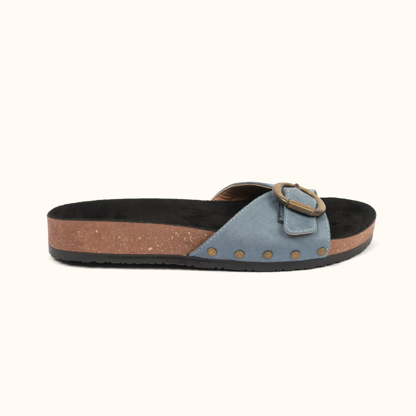 BUCKLE SOFT SLIDE IN BLUE