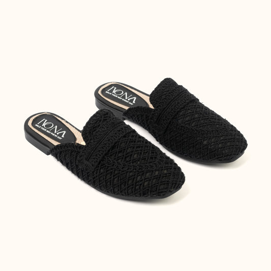 BLACK SLIM MULES
