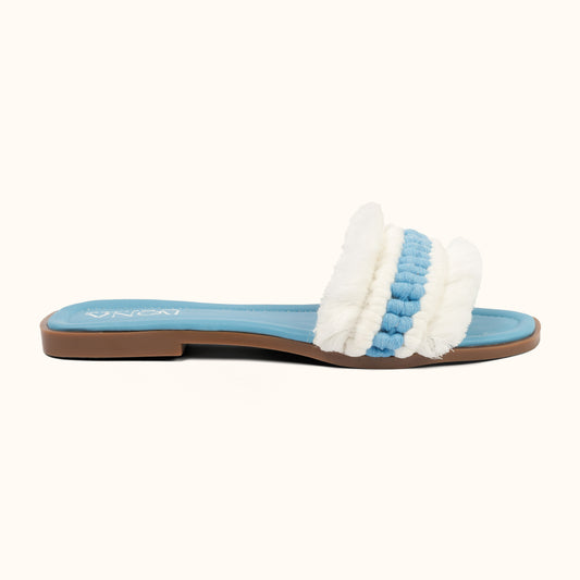 FLROIA SLIPPER IN BLUE