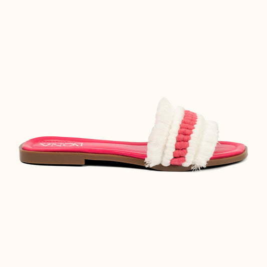 FLROIA SLIPPER IN FUCHSIA